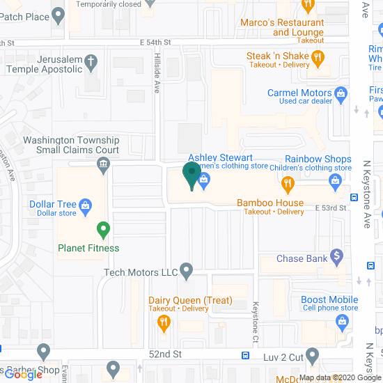 Map of Northeast Indianapolis, IN